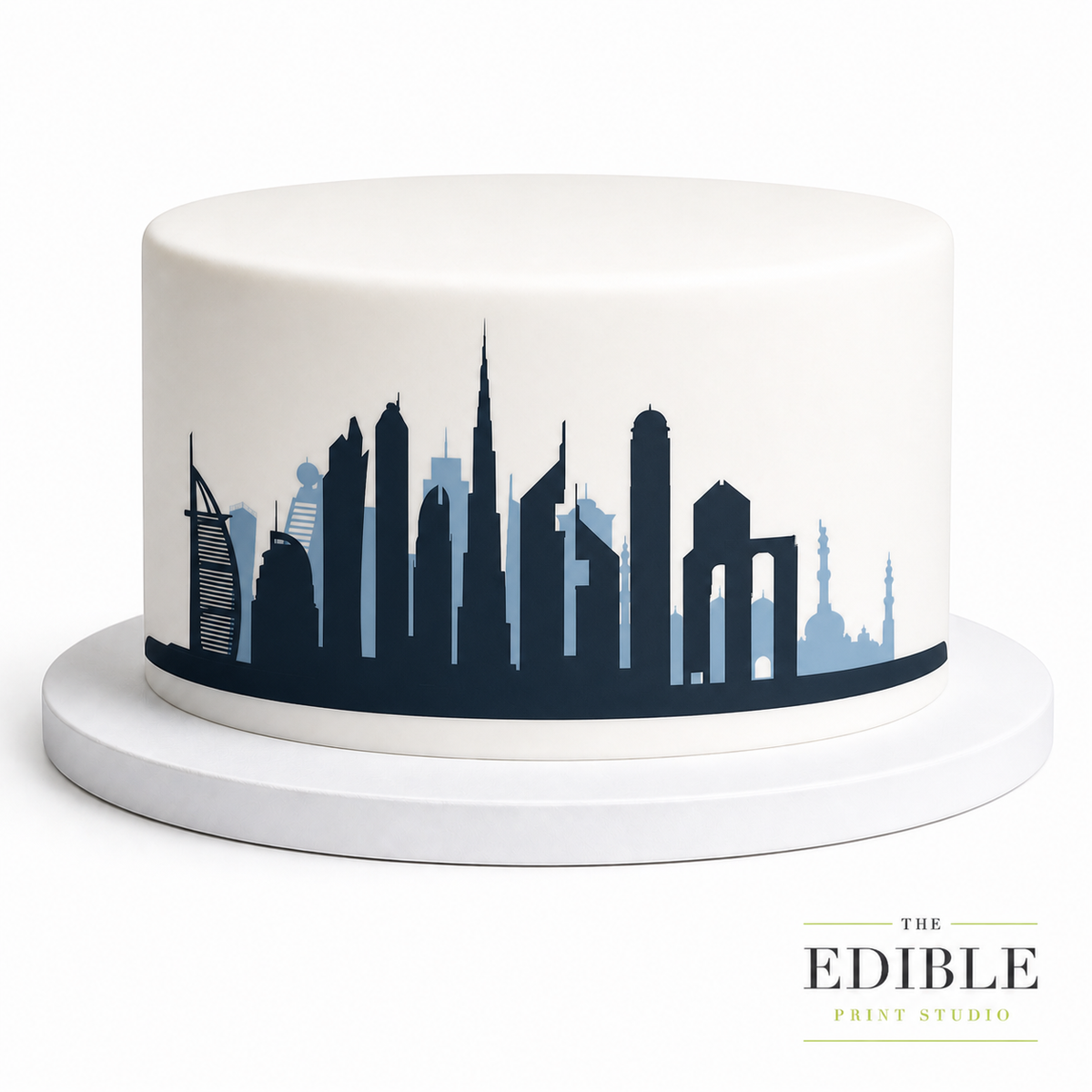 Dubai Skyline Edible Cake Wrap | Dubai City Cake Topper