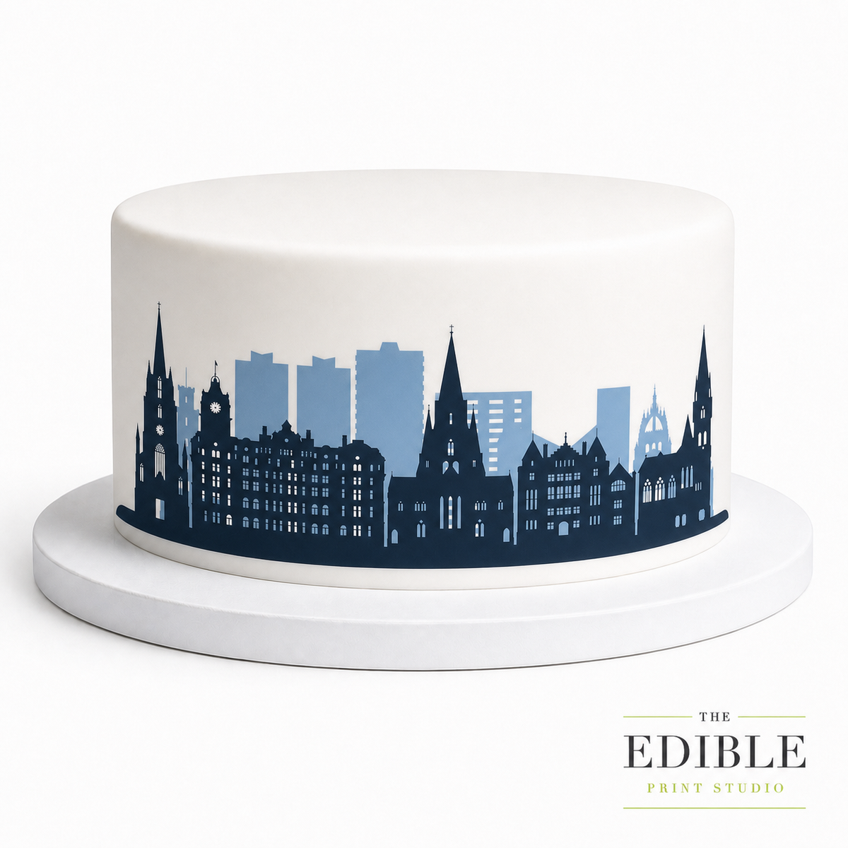 Edinburgh Skyline Edible Cake Wrap | Scotland City Cake Decoration