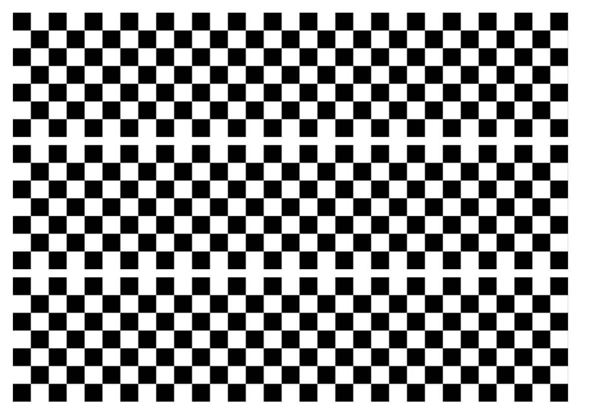 Black & White Checkered Racing Flag Edible Cake Wrap – 3 Icing Strips