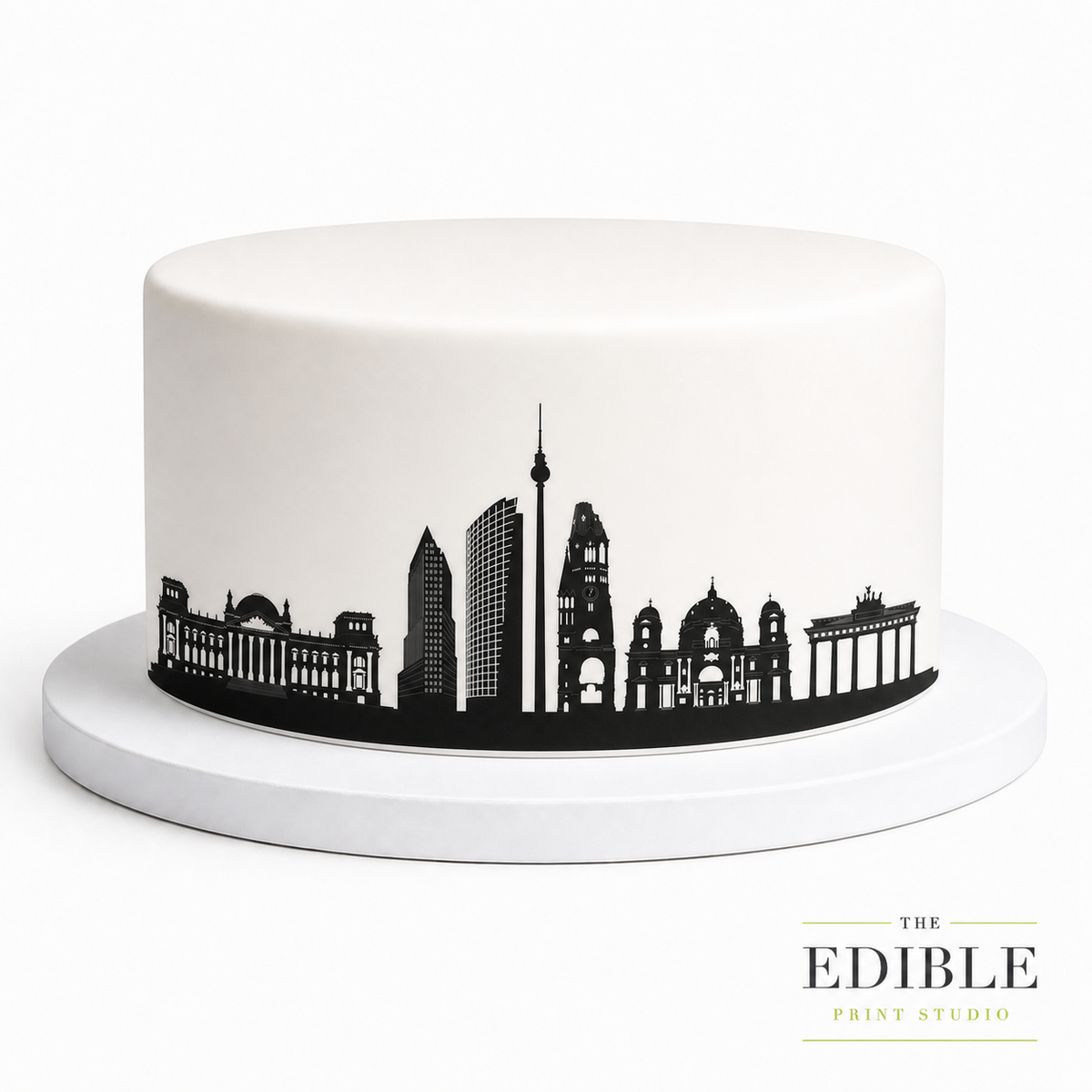 Berlin Skyline Edible Cake Wrap | Germany City Cake Decoration