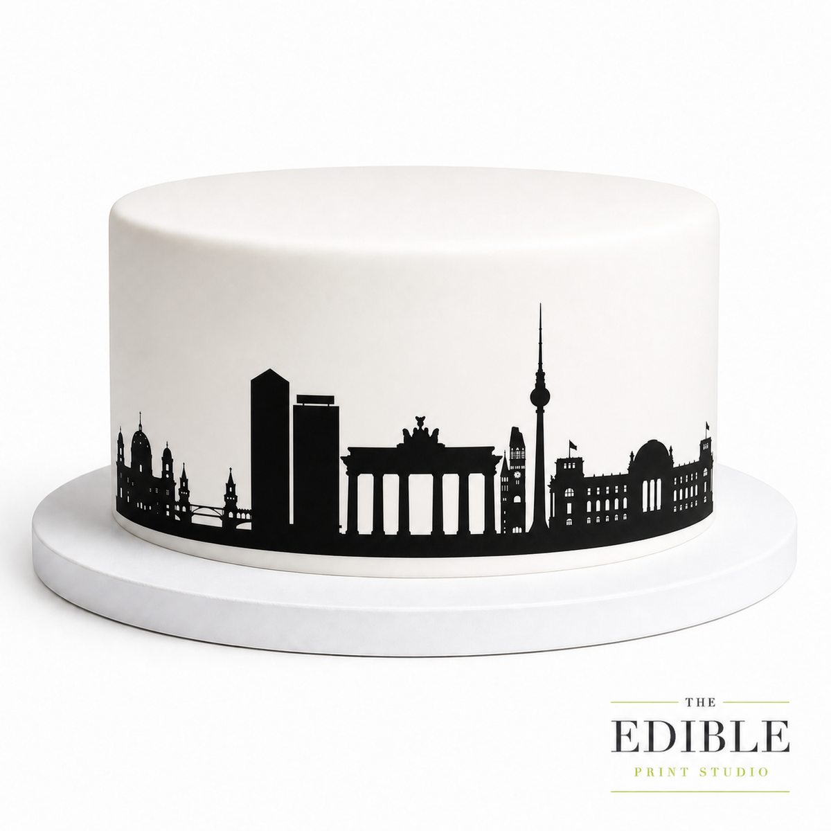 Berlin Skyline Edible Cake Wrap | Germany City Cake Decoration