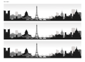 Paris Skyline Edible Cake Wrap | Eiffel Tower Cake Decoration